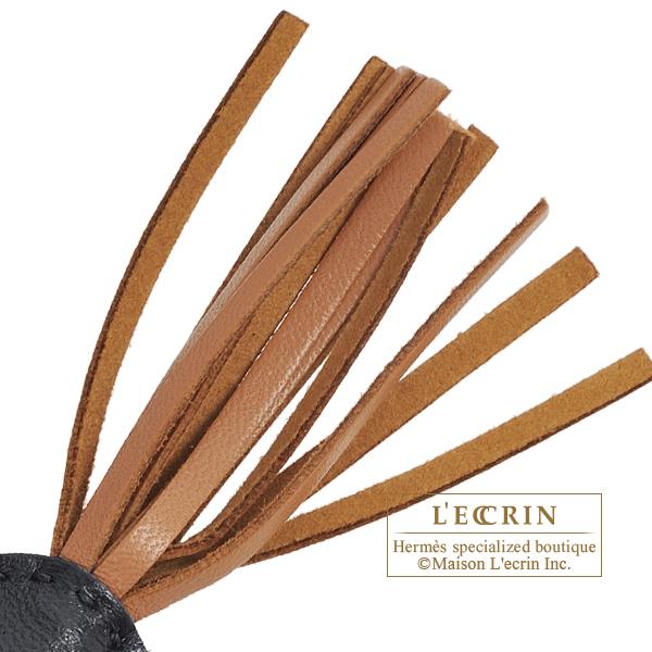 HERMES（エルメス） ロデオチャームPM ブラック/ゴールド/ブルー