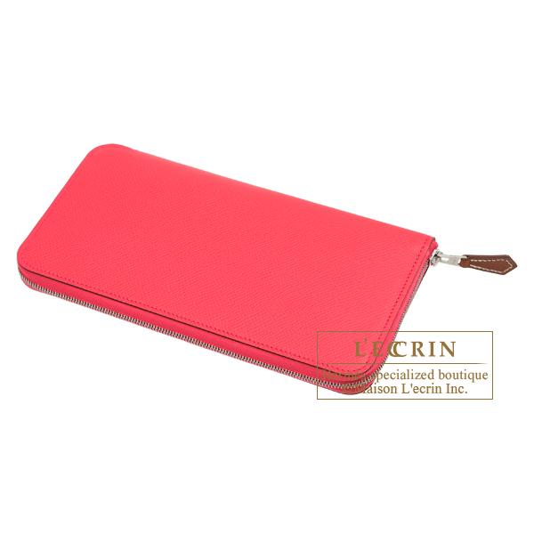 エルメス　アザップ　シルクイン　ロングウォレット　ローズエクストリーム エルメス アザップ シルクイン ロング ローズエクストリーム