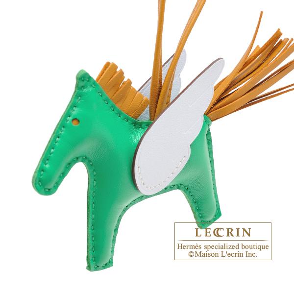 HERMES エルメス ロデオチャームペガサスPM ミント/セサミ