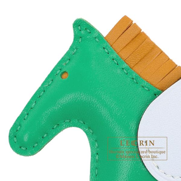 HERMES エルメス ロデオチャームペガサスPM ミント/セサミ