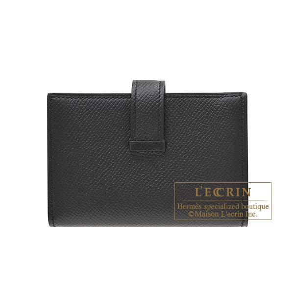 HERMES（エルメス） ベアンミニ ブラック ヴォーエプソン シルバー金具