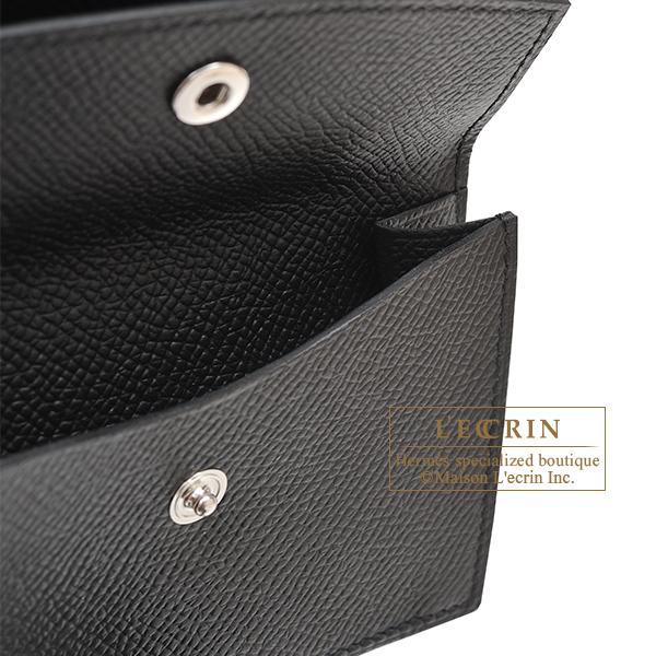 HERMES エルメス ベアンミニ ブラック ヴォーエプソン シルバー金具