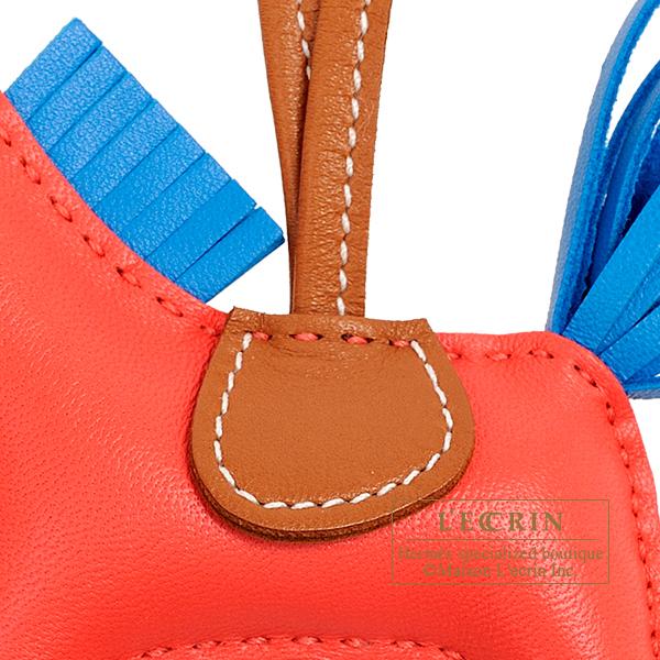 HERMES（エルメス） ロデオチャームPM ローズテキサス/ブルー