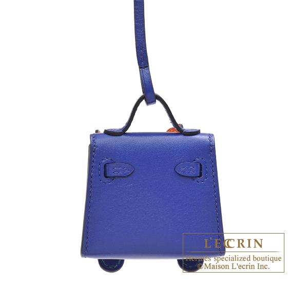 HERMES（エルメス） ケリードールチャーム ブルーエレクトリック/フー 