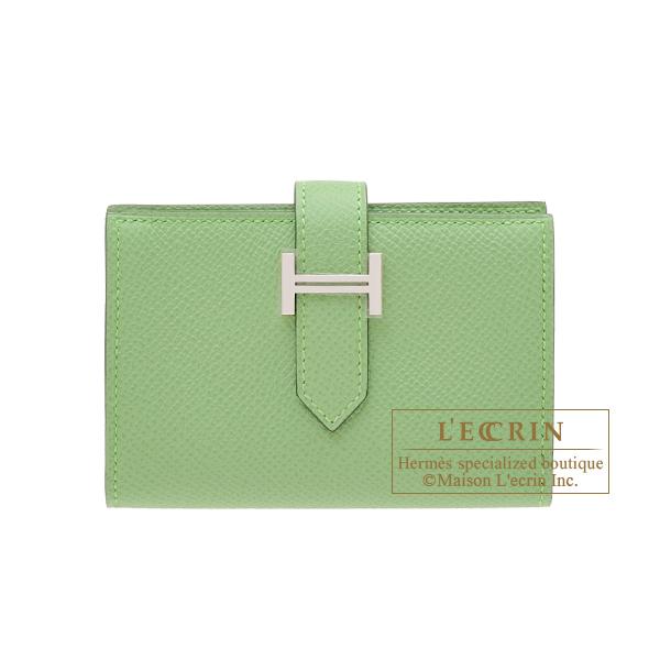 6 HERMES メドール コリエドシアン ヴォーエプソン グリーン HERMES（エルメス） ベアンミニ ヴェールクリケット ヴォーエプソン
