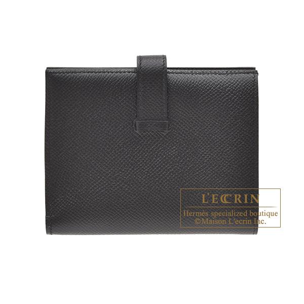 HERMES エルメス ベアンコンパクトモノクローム ソーブラック HERMES エルメス ベアンコンパクトモノクローム ソーブラック