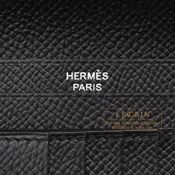 HERMES エルメス ベアンコンパクトモノクローム ソーブラック HERMES エルメス ベアンコンパクトモノクローム ソーブラック
