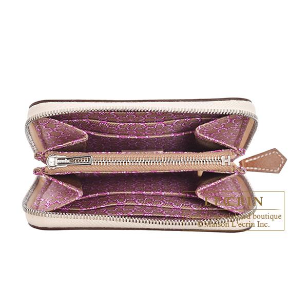 HERMES エルメス アザップ シルクイン コンパクト ナタ/ チャイ
