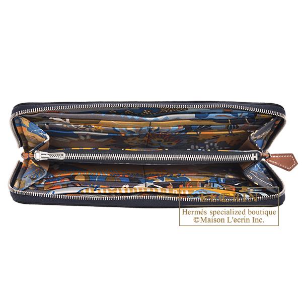 HERMES エルメス アザップ シルクイン ロング ブルーインディゴ