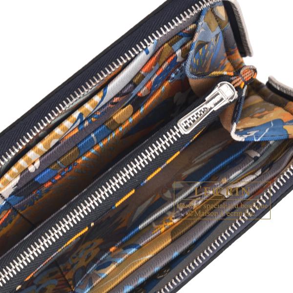 HERMES エルメス アザップ シルクイン ロング ブルーインディゴ