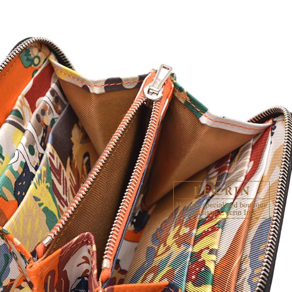 HERMES エルメス アザップ シルクイン コンパクト ブラック HERMES エルメス アザップ シルクイン コンパクト ブラック