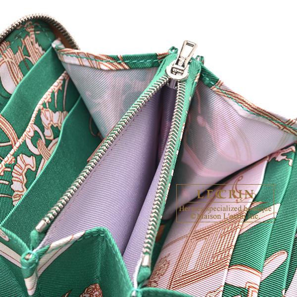 HERMES（エルメス） アザップ シルクイン コンパクト ゴールド/ ミント