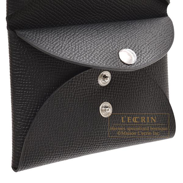 HERMES エルメス カルヴィ デュオ ブラック ヴォーエプソン HERMES エルメス カルヴィ デュオ ブラック ヴォーエプソン