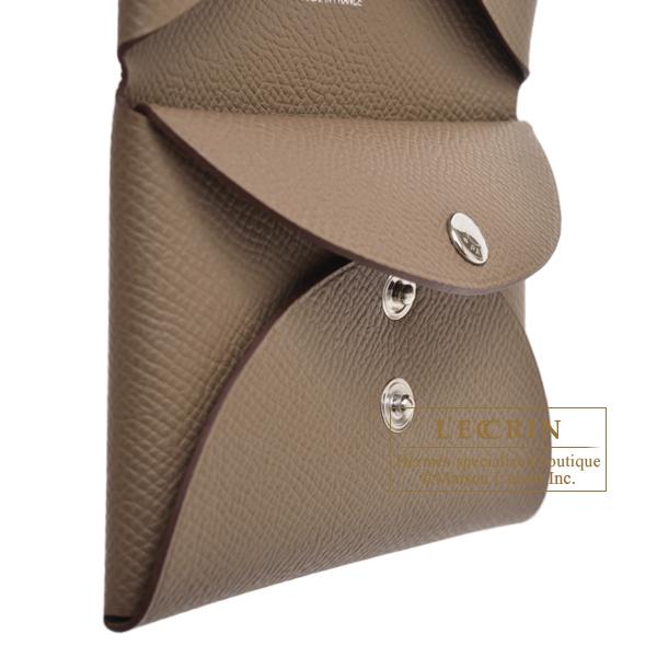 HERMES（エルメス） カルヴィ デュオ エトゥープ ヴォーエプソン