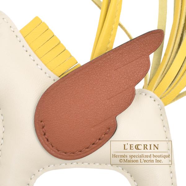 HERMES（エルメス） ロデオチャームペガサスPM クレ/ジョーヌナプル