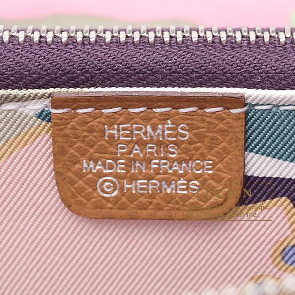 HERMES（エルメス） アザップ シルクイン コンパクト ゴールド/ カシス 