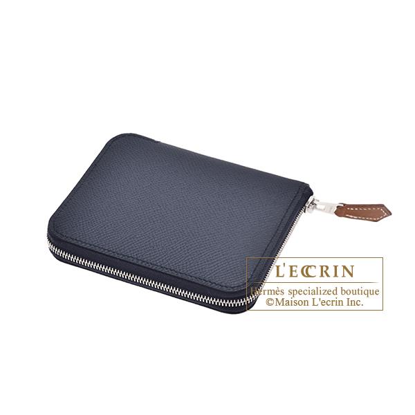 HERMES エルメス アザップ シルクイン コンパクト ブルー