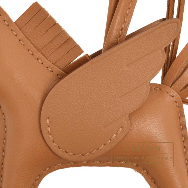 ロデオ ペガサスPM ゴールド 未使用】エルメス ロデオ ペガサス PMチャーム 茶色系 Z刻印