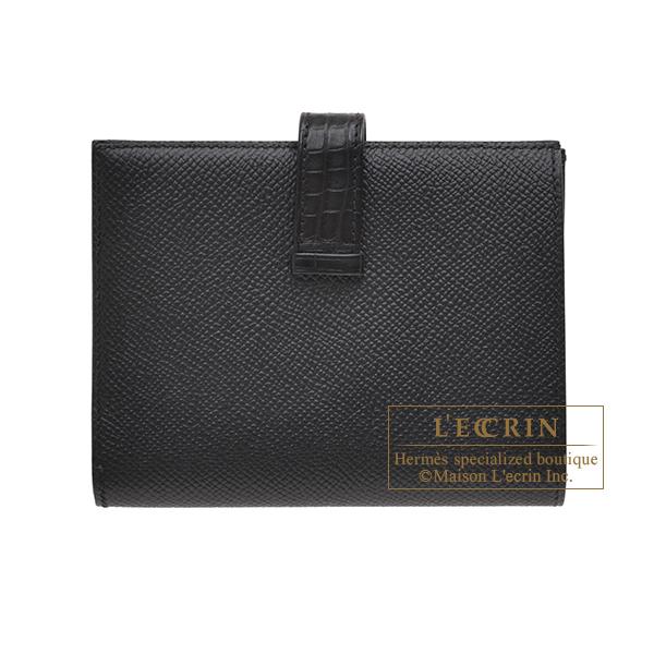 HERMES エルメス ベアンコンパクトタッチ ブラック ヴォーエプソン 