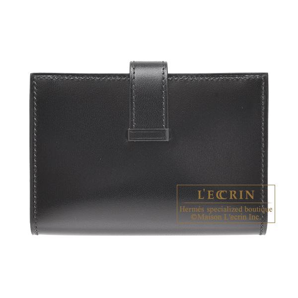 HERMES エルメス ベアンカードケースモノクローム ソーブラック HERMES エルメス ベアンカードケースモノクローム ソーブラック