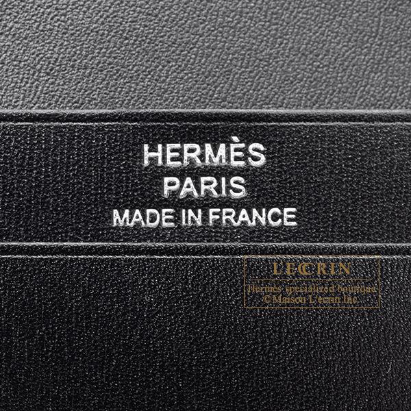 HERMES（エルメス） ベアンカードケースモノクローム ソーブラック 