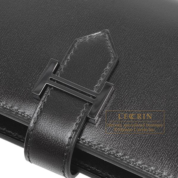 HERMES（エルメス） ベアンカードケースモノクローム ソーブラック