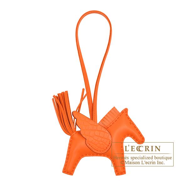 HERMES（エルメス） ロデオチャームペガサスタッチPM オレンジポピー