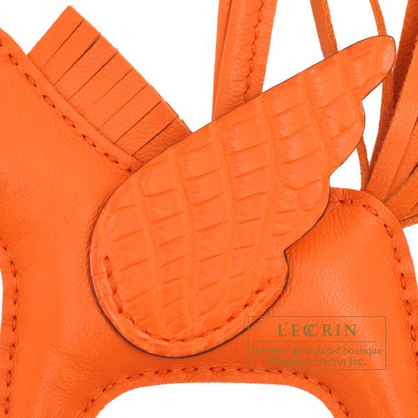 HERMES（エルメス） ロデオチャームペガサスタッチPM オレンジポピー
