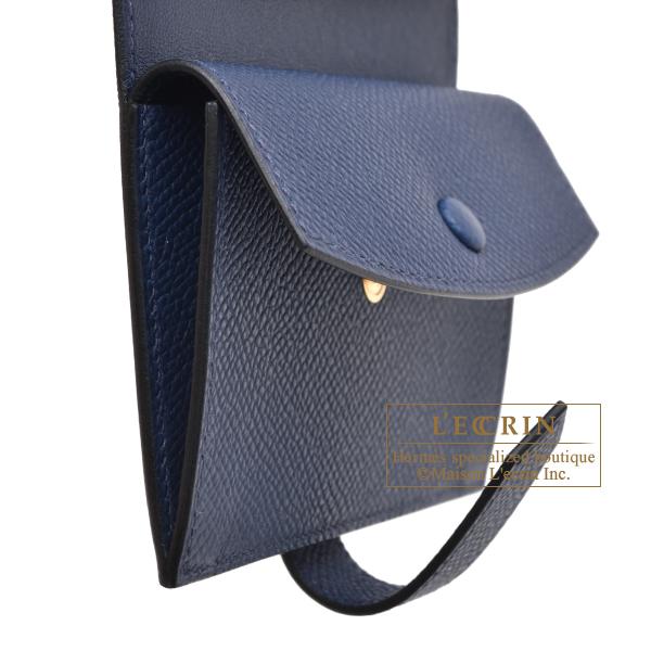 HERMES（エルメス） ベアンミニ ブルーネイビー ヴォーエプソン