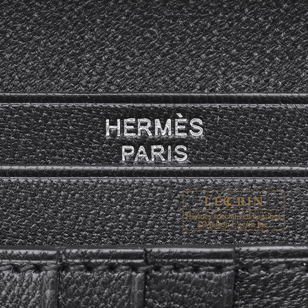 HERMES エルメス ベアンコンパクト ブラック クロコダイル HERMES エルメス ベアンコンパクト ブラック クロコダイル