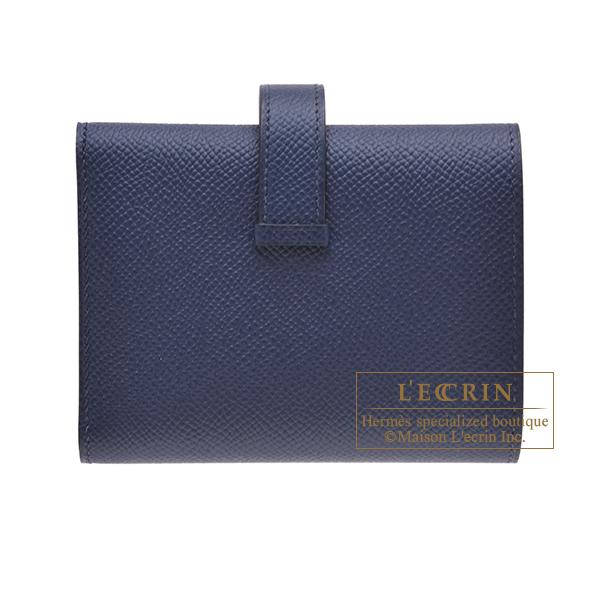 HERMES エルメス ベアンコンビネ ブルーネイビー ヴォーエプソン HERMES エルメス ベアンコンビネ ブルーネイビー ヴォーエプソン