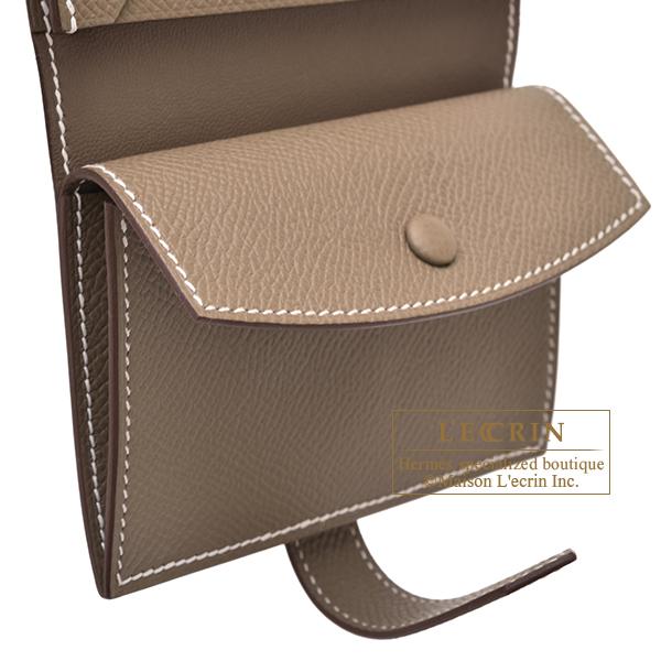 HERMES（エルメス） ベアンミニ エトゥープ ヴォーエプソン シルバー