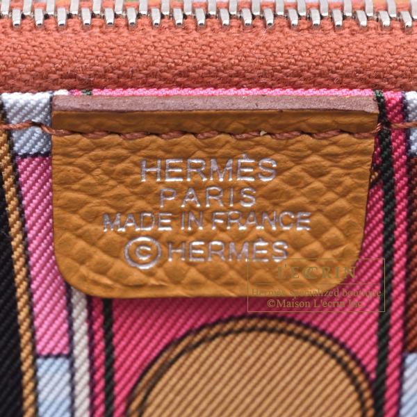 HERMES（エルメス） アザップ シルクイン コンパクト セサミ/ パプリカ