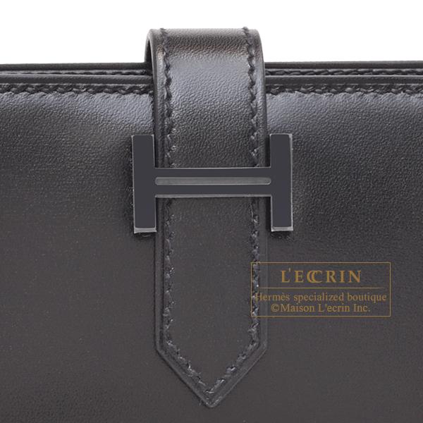 HERMES エルメス ベアンミニモノクローム ソーブラック ブラック 