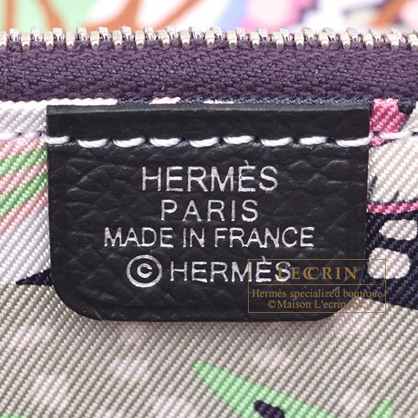 HERMES エルメス アザップ シルクイン コンパクト ブラック HERMES エルメス アザップ シルクイン コンパクト ブラック