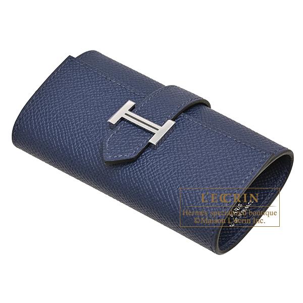 HERMES（エルメス） ベアンキーケース/4連 ブルーネイビー ヴォー