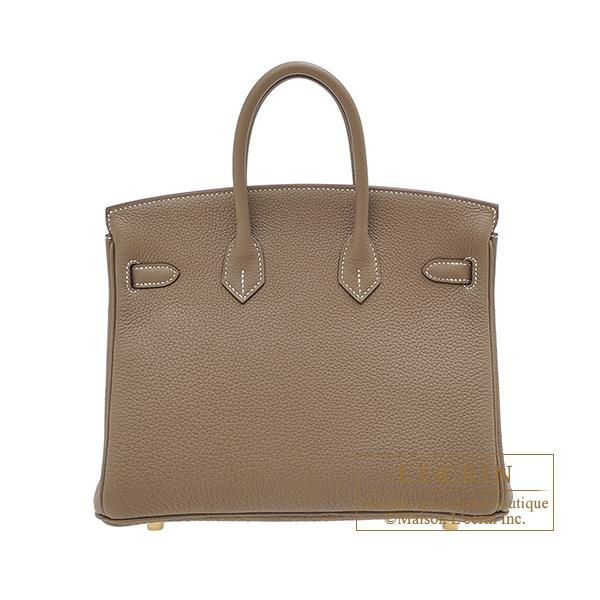 Birkin エルメス バーキン25 エトゥープ トゴ ゴールド金具 Birkin エルメス バーキン25 エトゥープ トゴ ゴールド金具