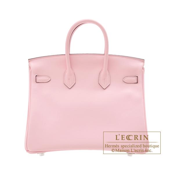 Birkin エルメス バーキン25 ローズサクラ スイフト シルバー金具 