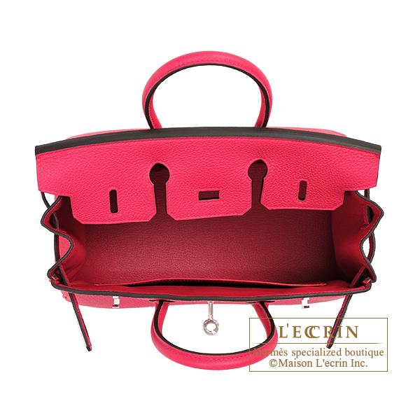 Birkin エルメス バーキン25 ローズメキシコ トゴ シルバー金具 