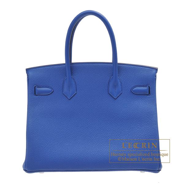 Birkin エルメス バーキン30 ブルーフランス トゴ シルバー金具 