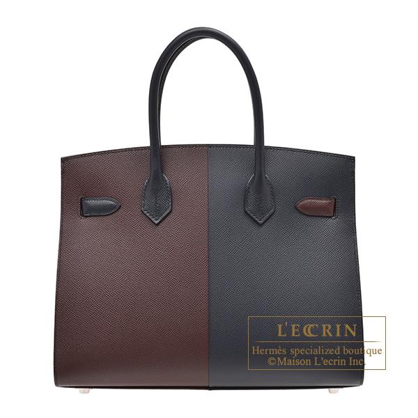 Birkin エルメス バーキンセリエカザック30 ブルーインディゴ/ルージュ 