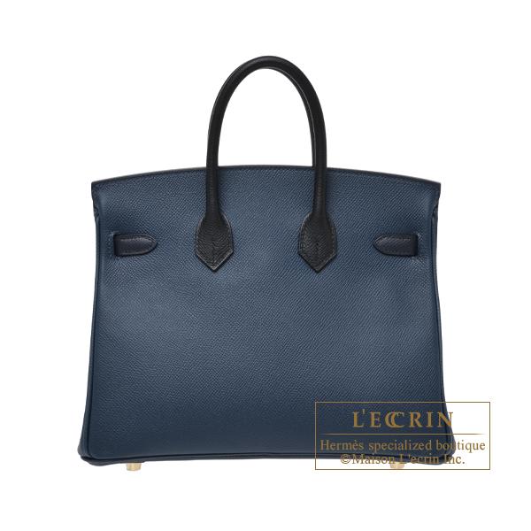 Birkin エルメス バーキントリコロール25 ブルードプリュス/ブルー