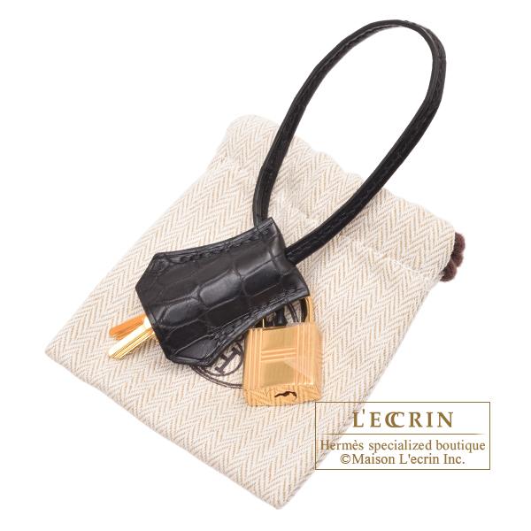 Birkin エルメス バーキンタッチ30 ブラック トゴ/クロコダイル ニ 