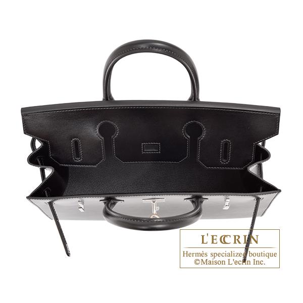 エルメス　バーキン30 ボックス4個セット Birkin エルメス バーキンセリエ30 ブラック ボックスカーフ シルバー