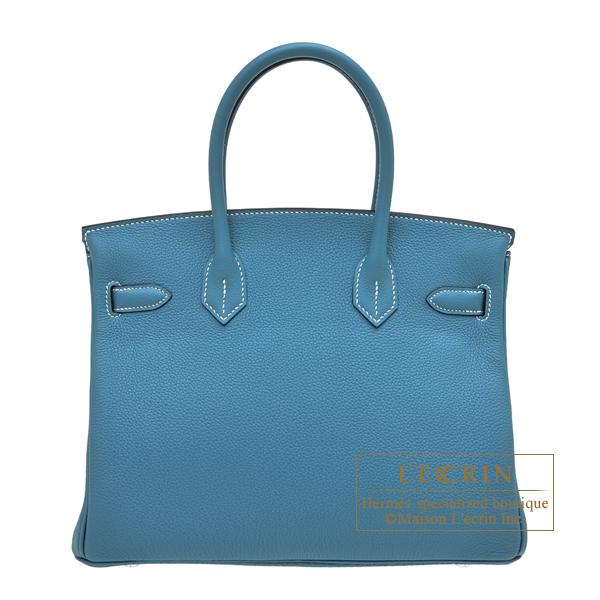 Birkin エルメス バーキン30 ニューブルージーン トゴ シルバー金具 