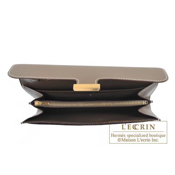 HERMES エルメス コンスタンスロングトゥーゴー エトゥープ×ゴールド金具 エルメス コンスタンストゥーゴー エトゥープ エバーカラー ゴールド