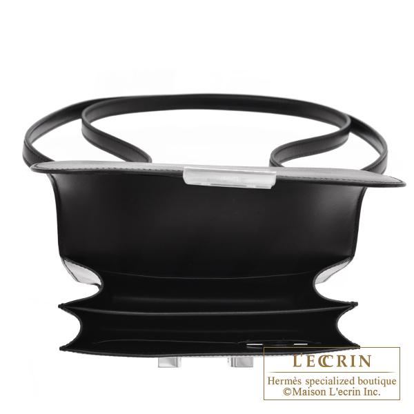 HERMES（エルメス） コンスタンスミニ ミラー ブラック ボックスカーフ