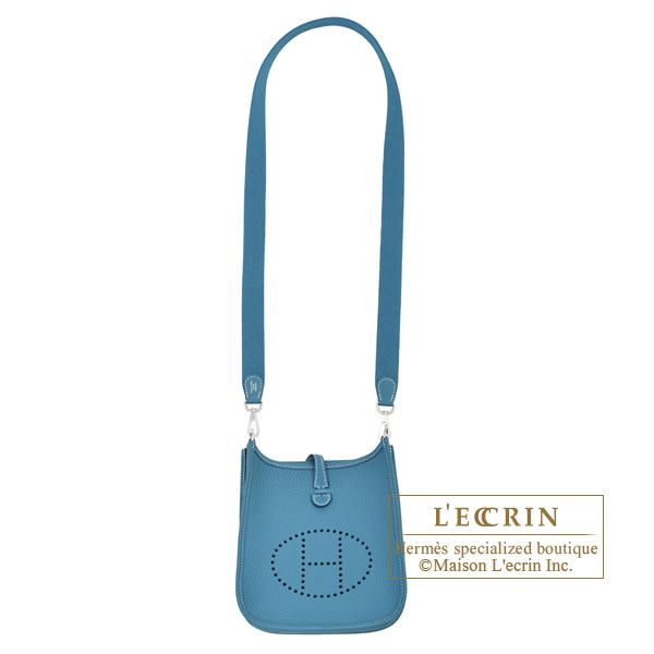 エルメス　エヴリンアマゾンTPM　ニューブルージーン　トリヨンクレマンス　シルバー金具｜lecrin｜07