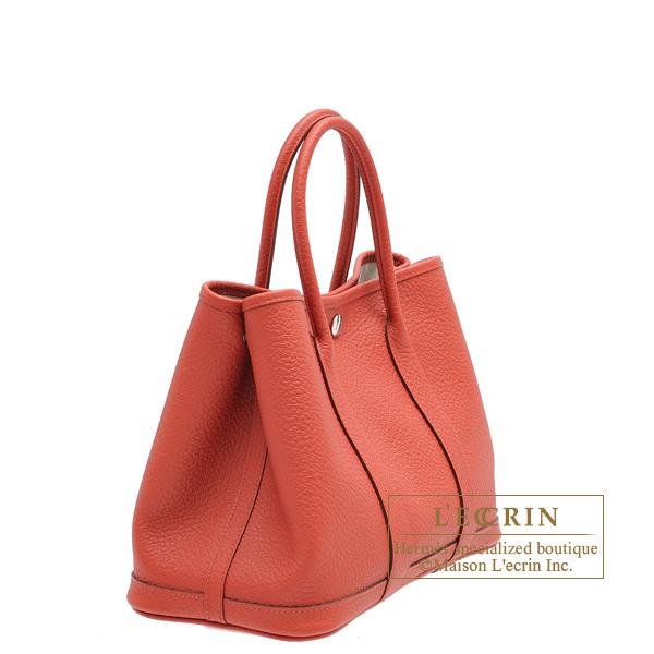 難あり　 HERMES ガーデンパーティー エルメス ガーデンパーティ30/TPM ルージュデュセス カントリー