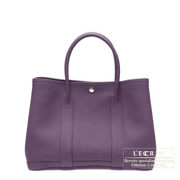 気質アップ エルメス ガーデンパーティtpm カシス シルバー金具 フィヨルド